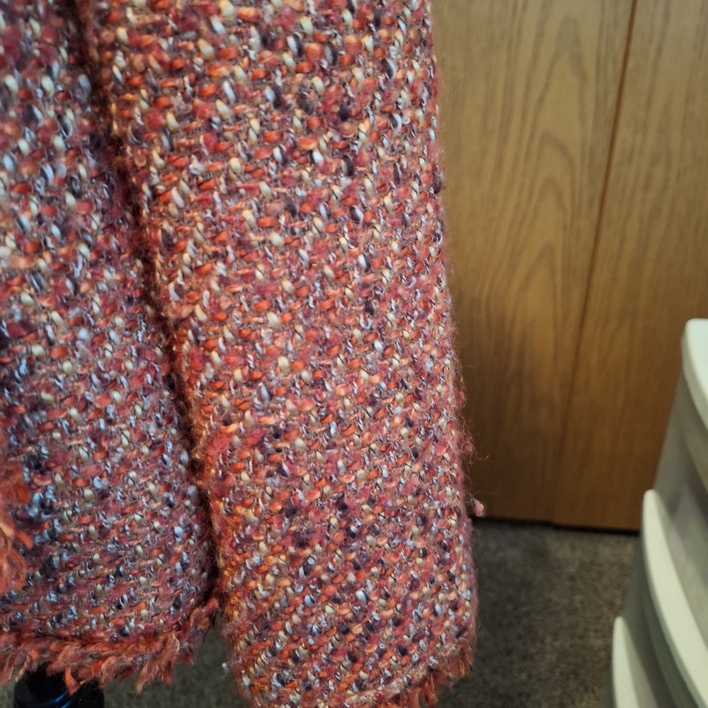 Chico's Orange Tweed Jacket - image 4